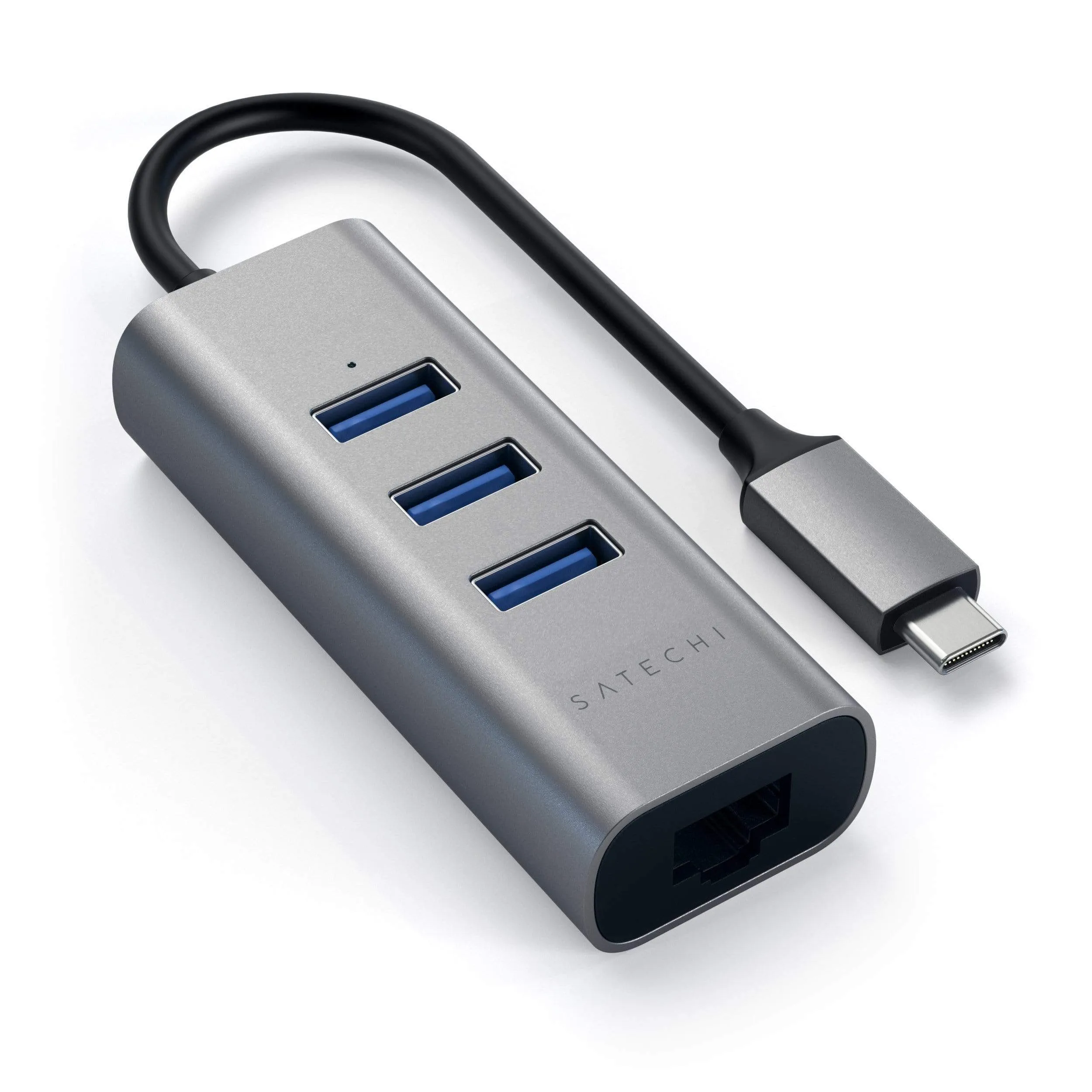 Type-C 2-in-1 USB Hub with Ethernet