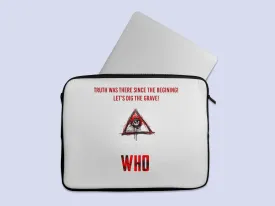 Who Movie Minimal Laptop Sleeve