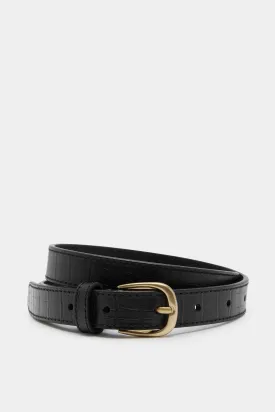 Womens Slim Leather Belt